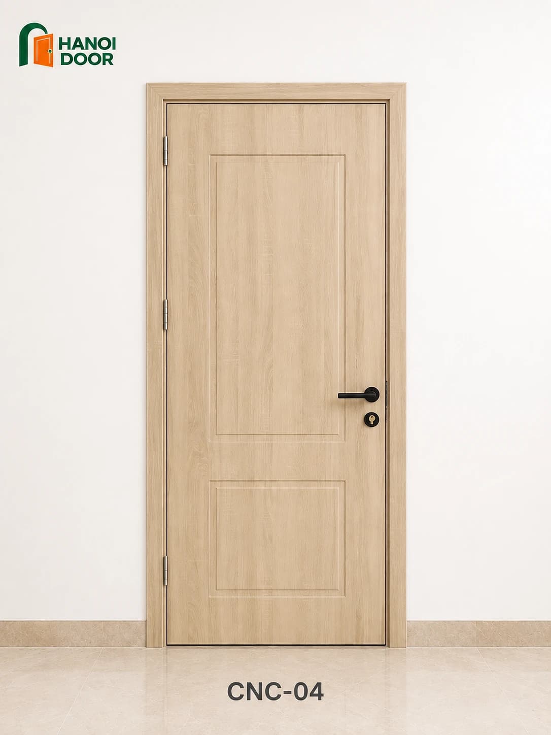 Cửa hút huỳnh âm CNC 04 — cửa nhựa composite HANOI DOOR