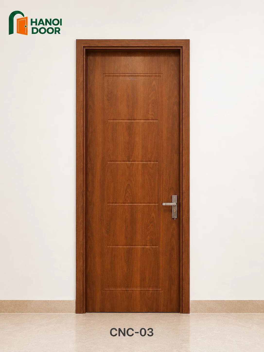 Cửa hút huỳnh âm CNC 03 — cửa nhựa composite HANOI DOOR