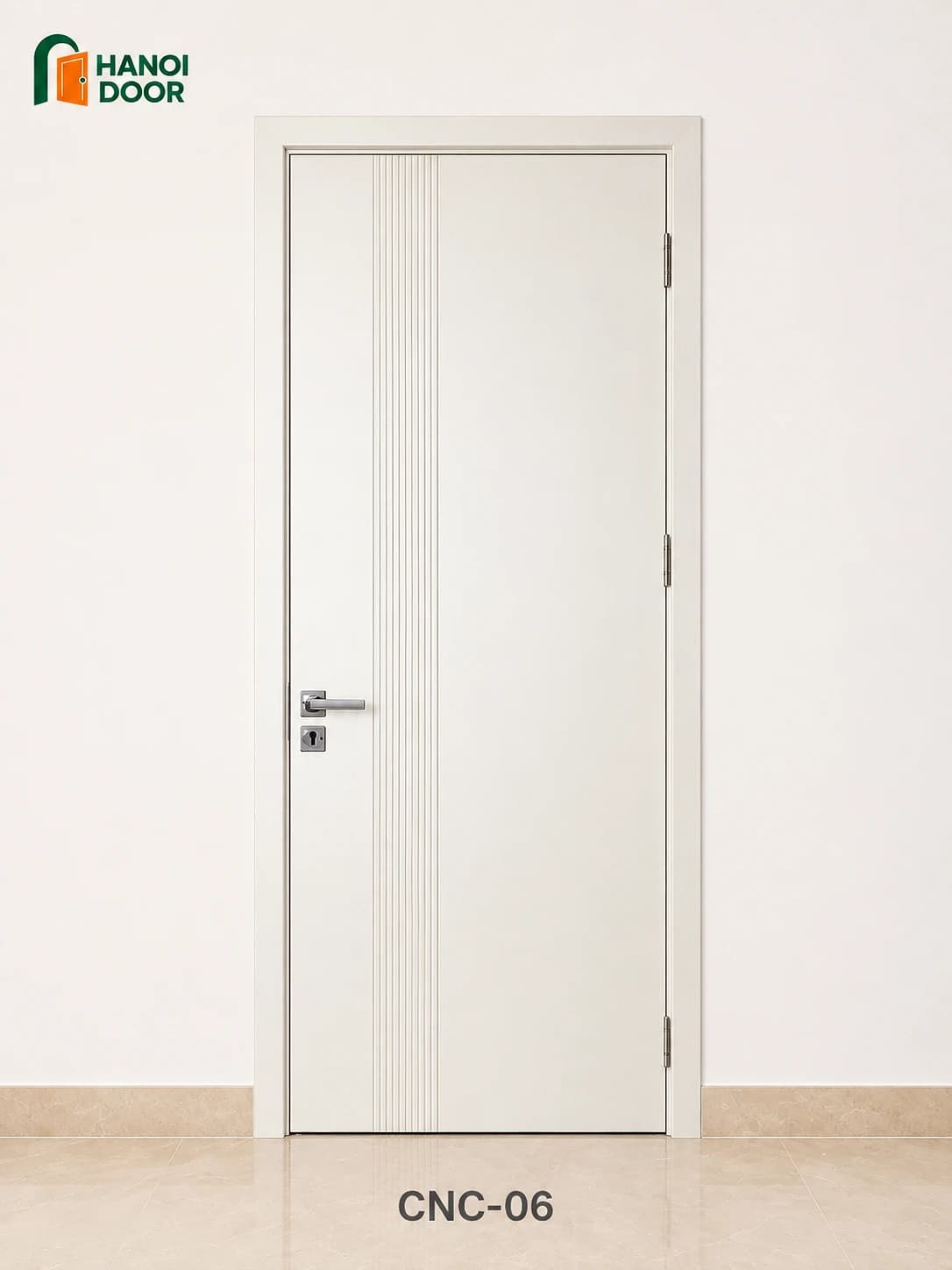Cửa hút huỳnh âm CNC 06 — cửa nhựa composite HANOI DOOR