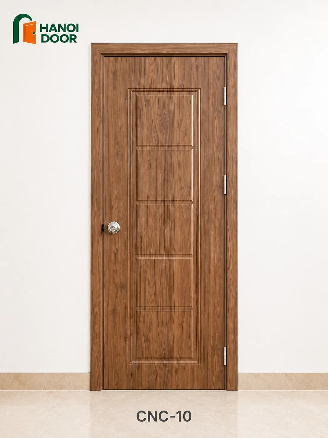 Cửa hút huỳnh âm CNC 10 — cửa nhựa composite HANOI DOOR