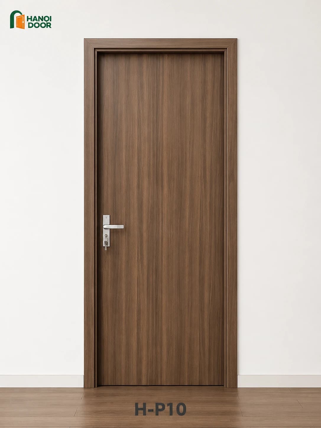Cửa trơn phẳng H-P10 — cửa nhựa composite HANOI DOOR
