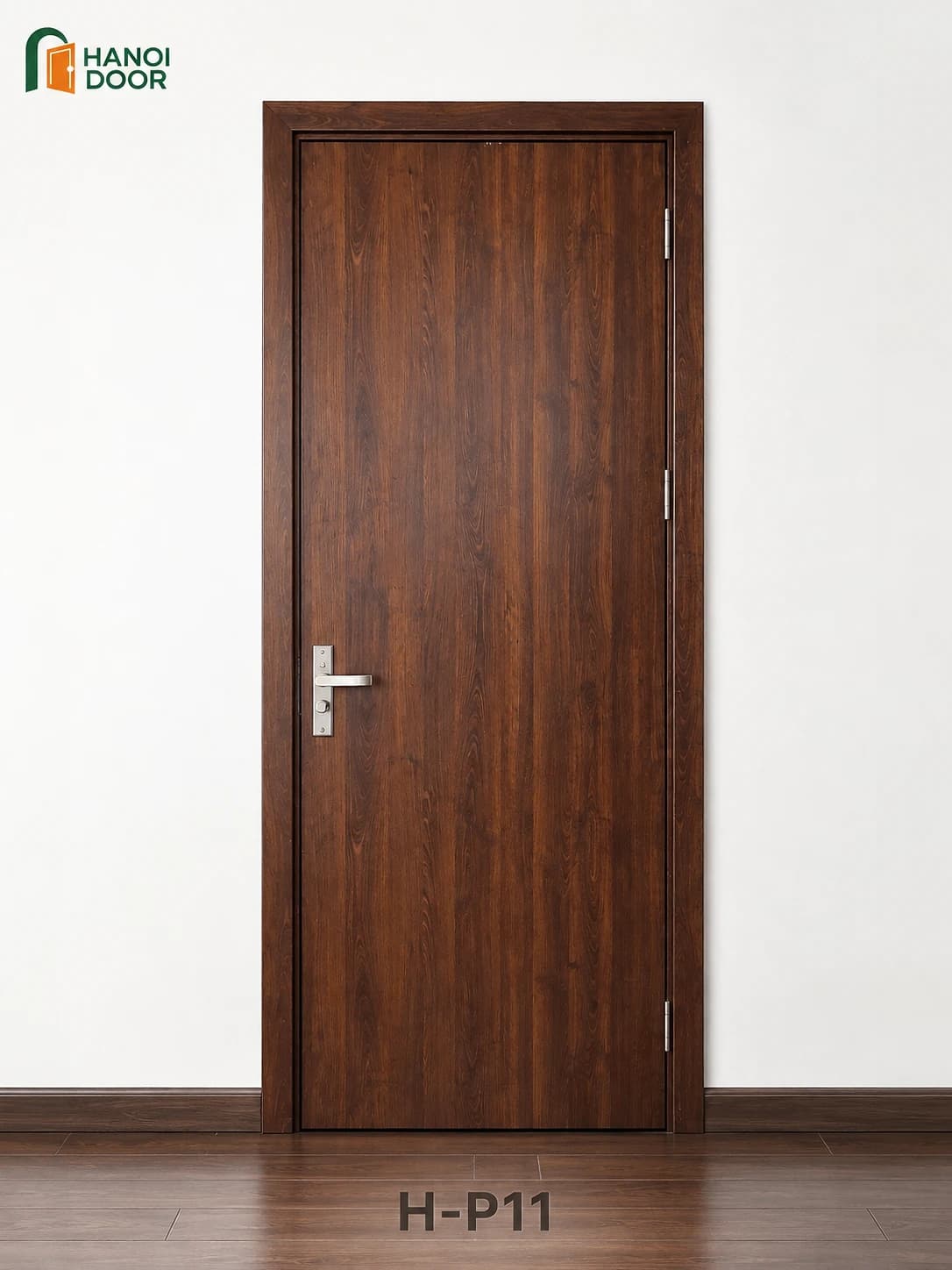 Cửa trơn phẳng H-P11 — cửa nhựa composite HANOI DOOR