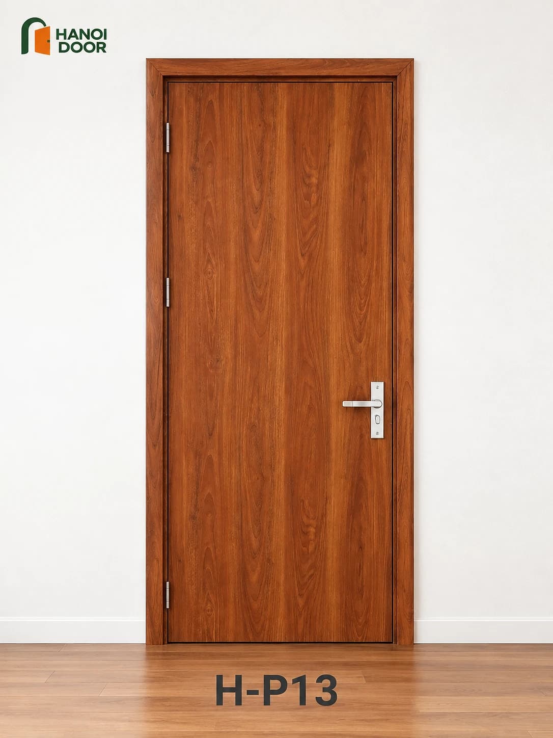 Cửa trơn phẳng H-P13 — cửa nhựa composite HANOI DOOR