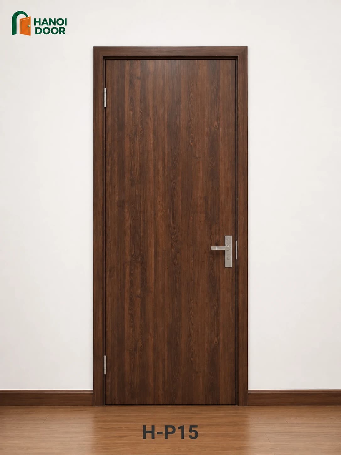 Cửa trơn phẳng H-P15 — cửa nhựa composite HANOI DOOR